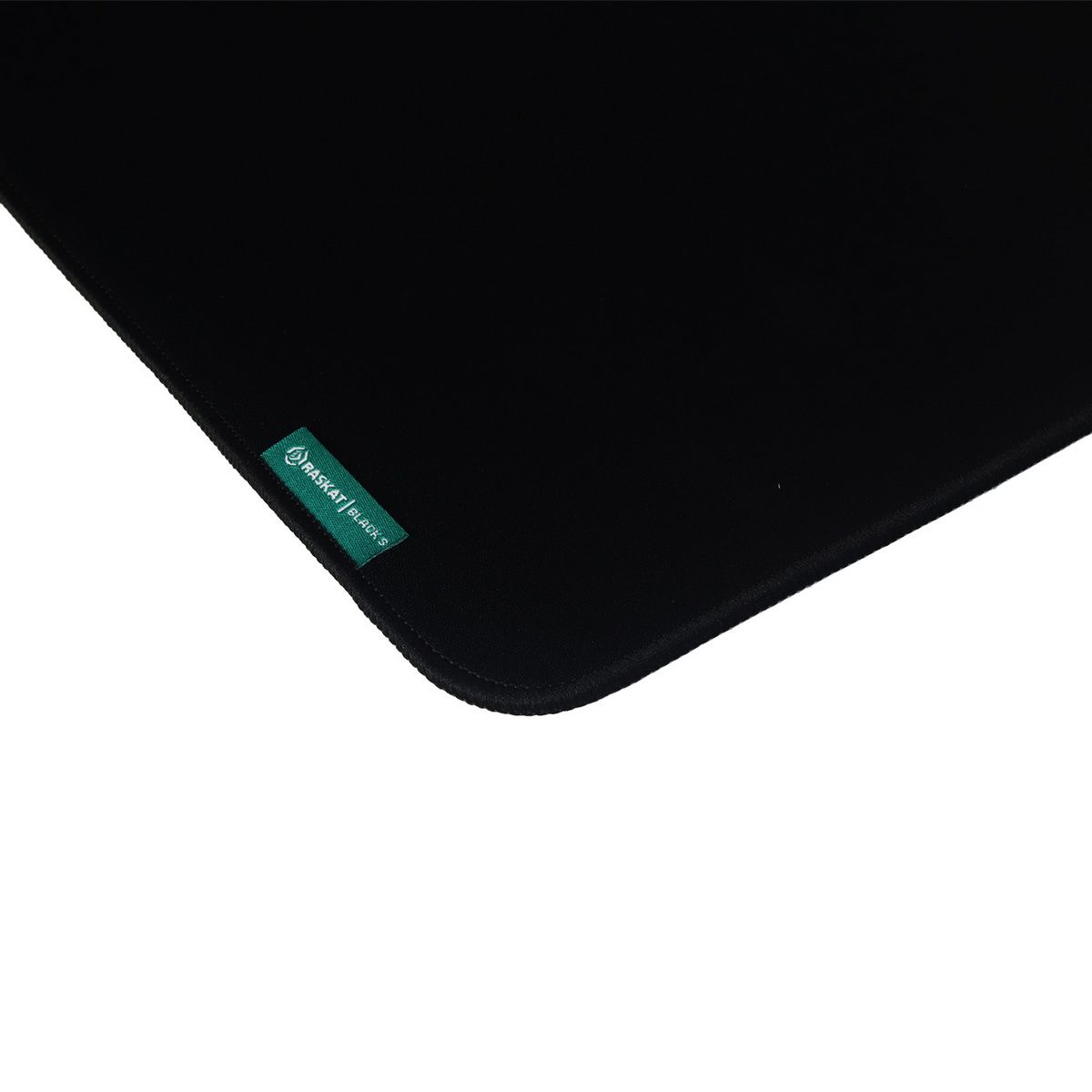Коврик для мышки Raskat Black S (350*300, резина+ткань, прошитый край)
