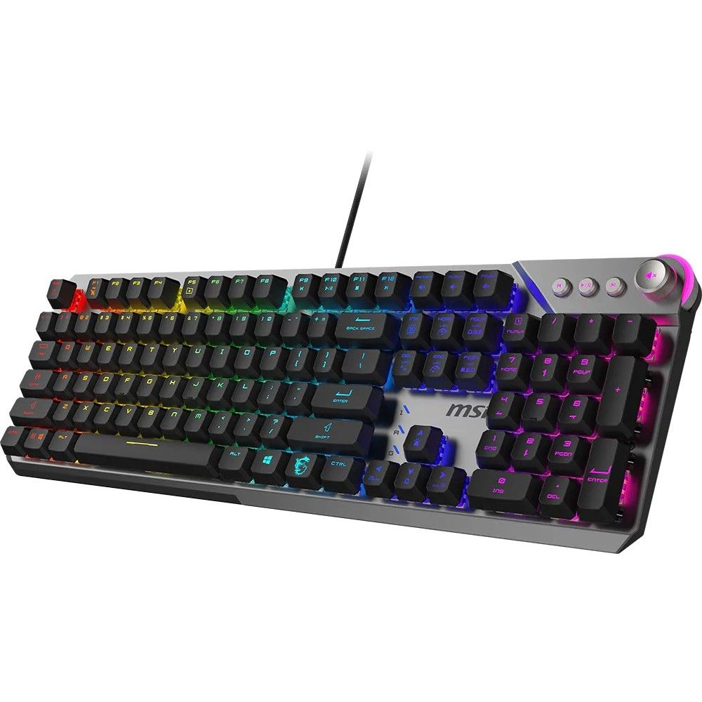 Клавиатура Gaming Keyboard MSI STRIKE 600 SILENT, Wired, Mechnical, with Multimedia functions, Kailh