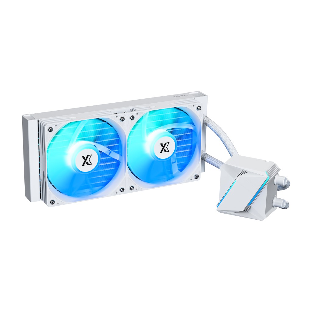 Система водяного охлаждения XASTRA LM240 ARGB WH LGA1700/1200/115X/AM5/AM4 ( 2x120 ARGB fan, TDP 265W, белый) RET