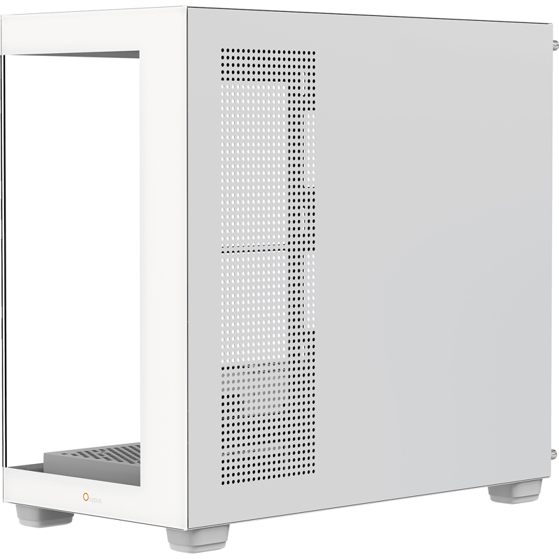 Корпус Ocypus Gamma C52 WH, Mini-Tower, TG, no fans, 1xUSB-A 3.0 + 2xUSB 2.0, mATX, mITX White