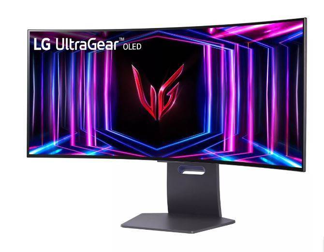 Монитор LG 34" UltraWide 34GS95QE-B черный OLED LED 21:9 HDMI M/M матовая HAS Piv 275cd 178гр/178гр
