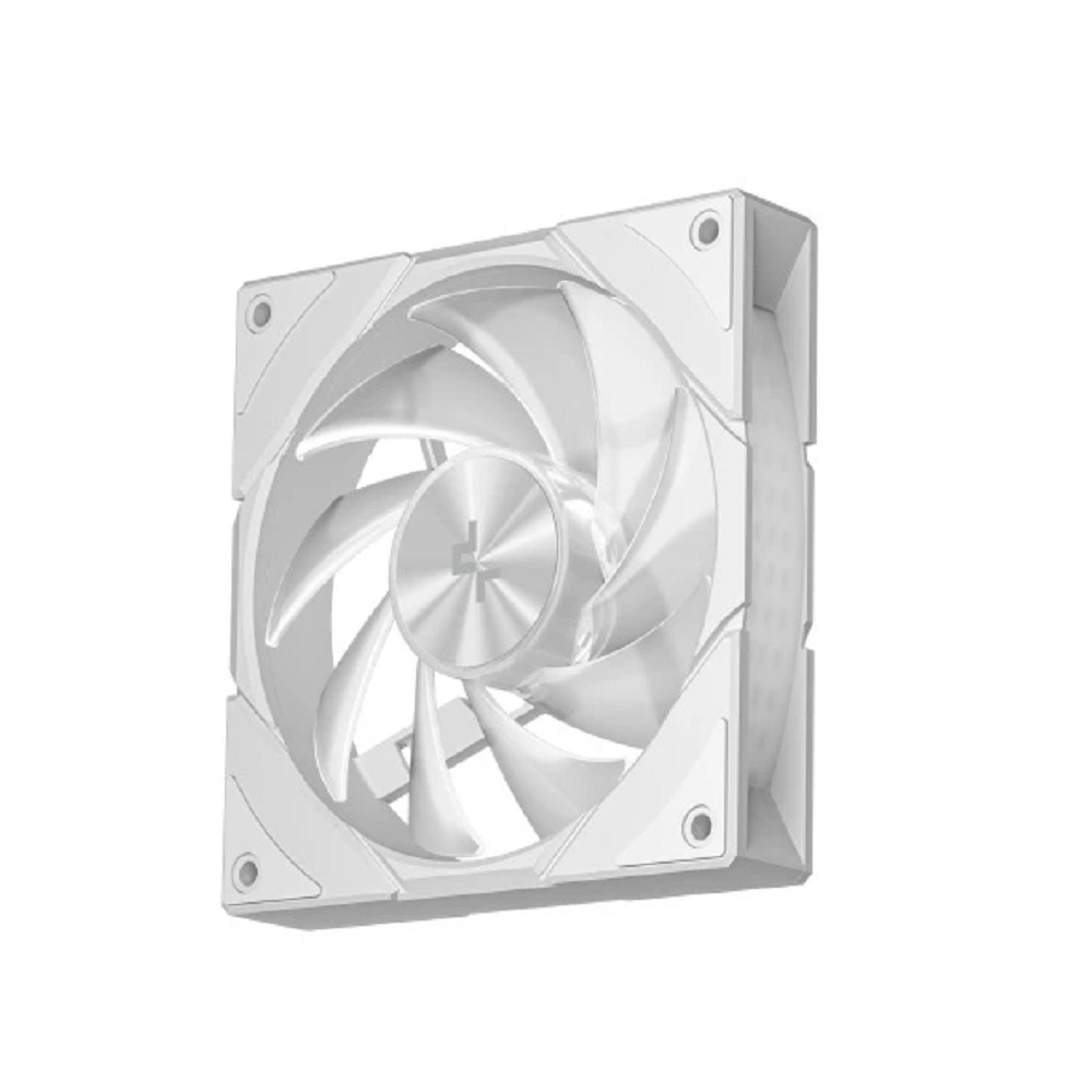 Вентилятор для корпуса DEEPCOOL CG580 FAN WH 120mm, PWM, ARGB, 400-1300rpm, 38CFM, 20dBa, Bulk, белый