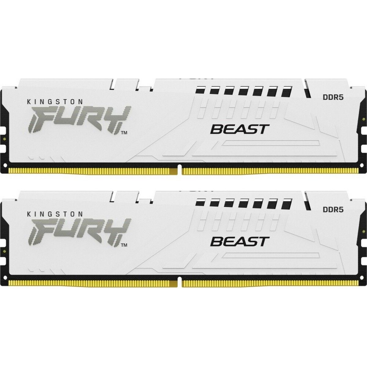 Память DDR5 2x16GB 6000MHz Kingston KF560C36BWE2K2-32 Fury Beast White Expo RTL Gaming PC5-48000 CL3