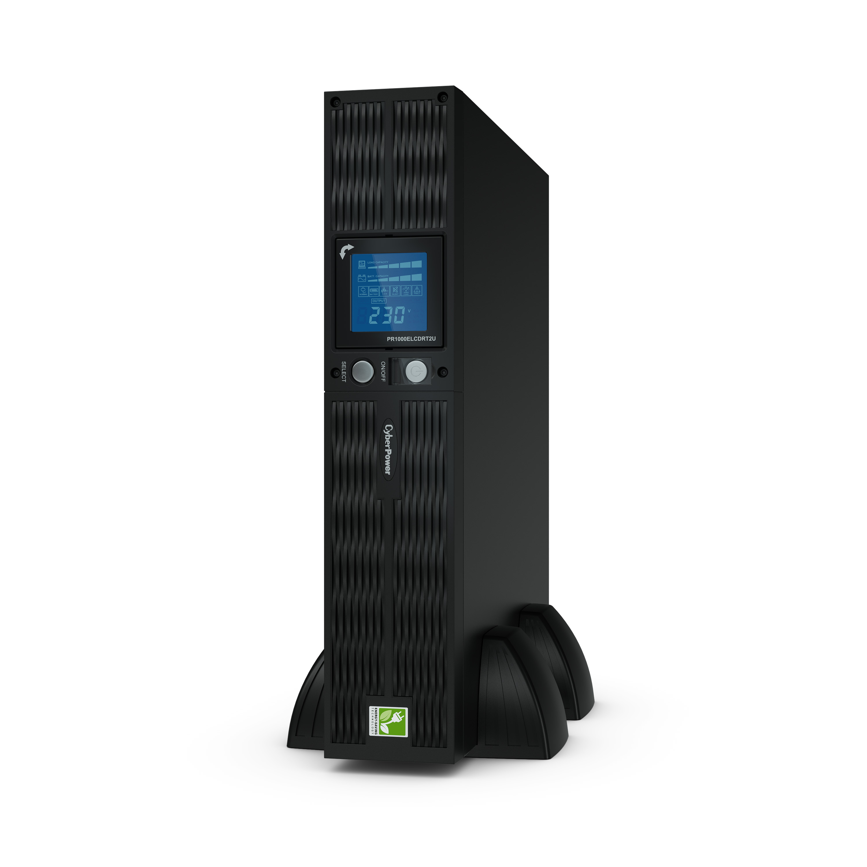 Источник бесперебойного питания CyberPower PR1500ELCDRT2U Line-Interactive 1500VA/1350W USB/RS-232/D