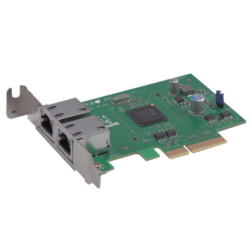 Supermicro AOC-SGP-I2 Сетевая карта (Intel i350AM2 PCI-E 2.1x4 2xRJ45 up to 1 Gb/s ) [AOC-SGP-I2]