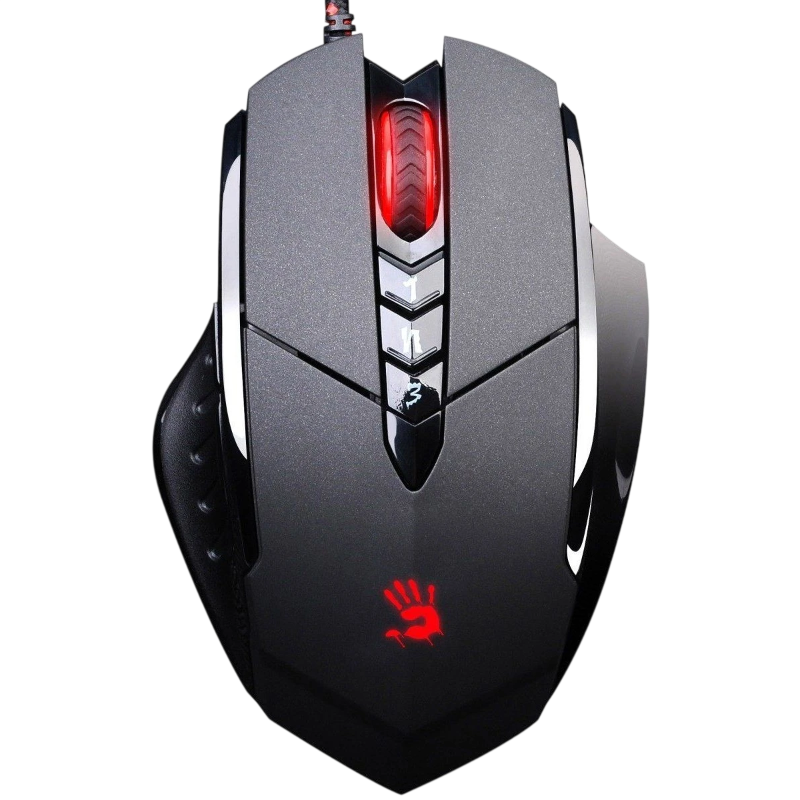 Мышь A4Tech Bloody V7 черный оптическая 3200dpi USB 8but