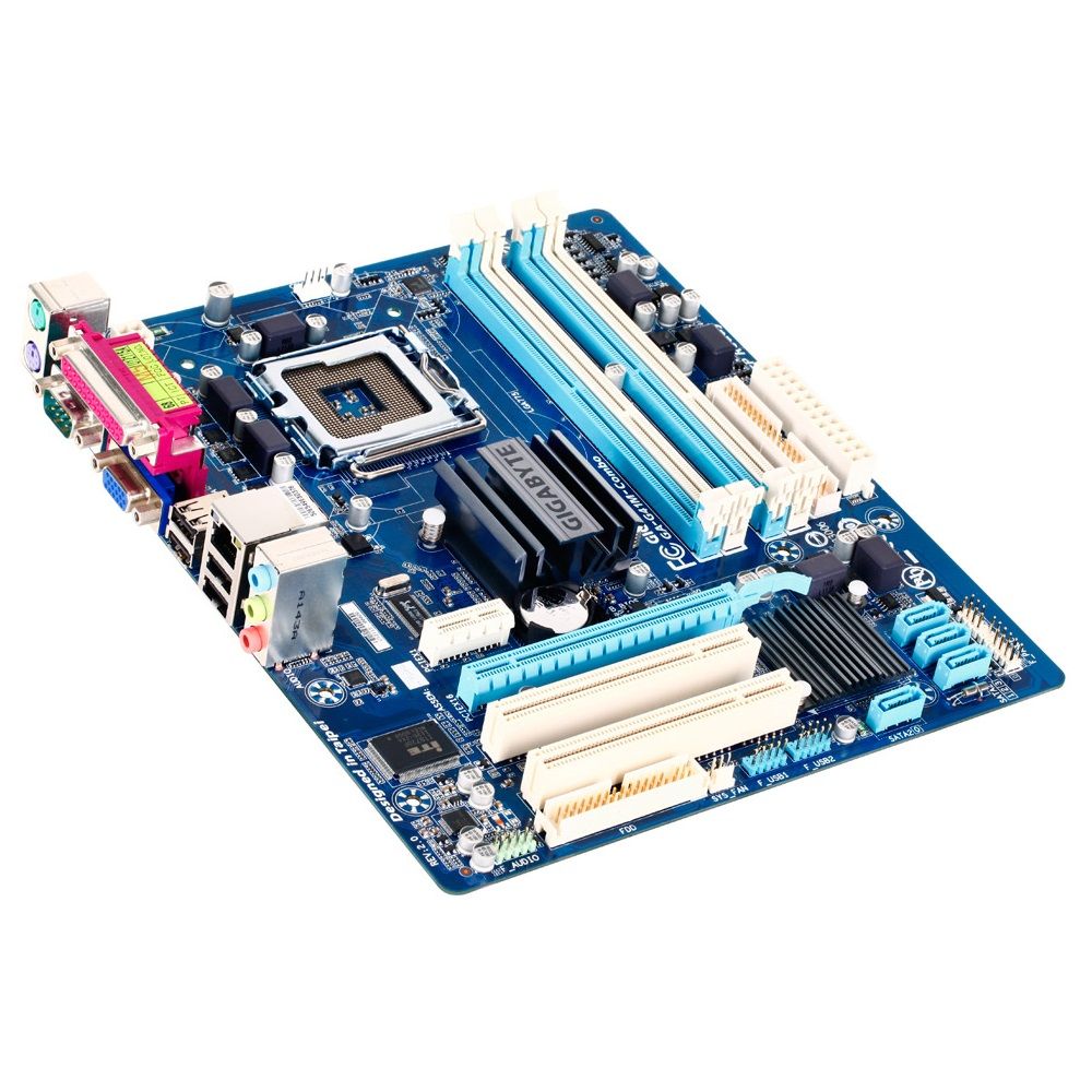Материнская плата Gigabyte GA-G41M-COMBO-GQ, Socket 775, Intel®G41+ICH7, 2xDDR3-1066+2xDDR2-1066, D-