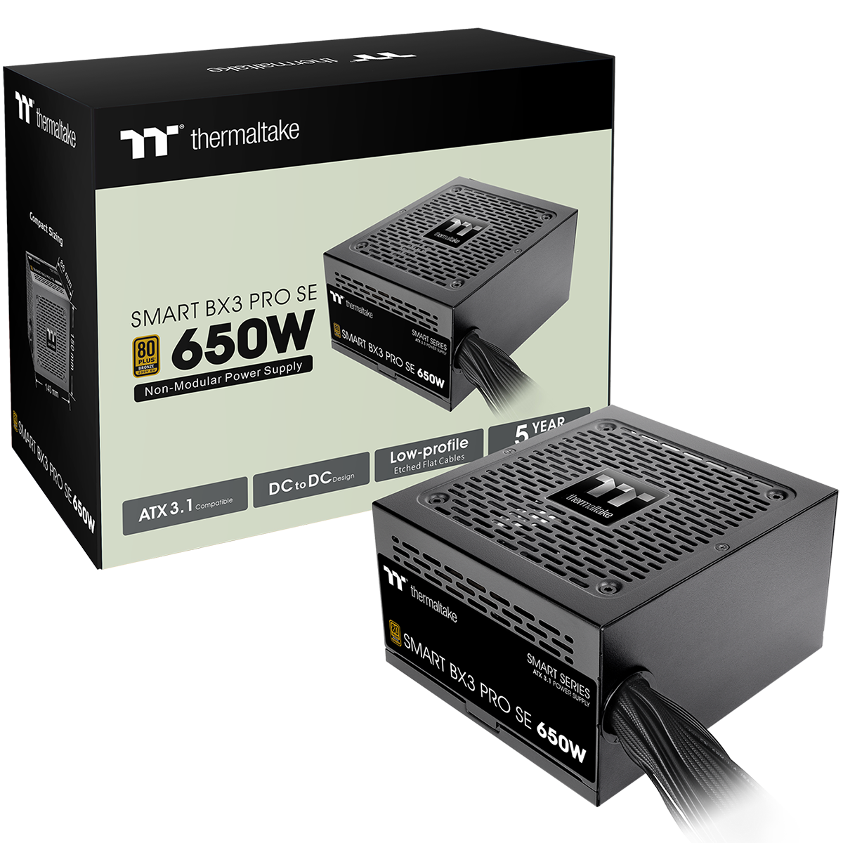 Блок питания Thermaltake Smart BX3 Pro SE/0650W/Non Modular/Non Light/Single Voltage/Analog/80 PlusB