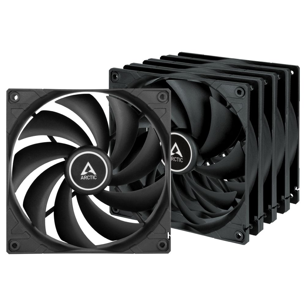Вентиляторы для корпуса ПК Arctic F14 Black Value Pack Black 5 штук (ACFAN