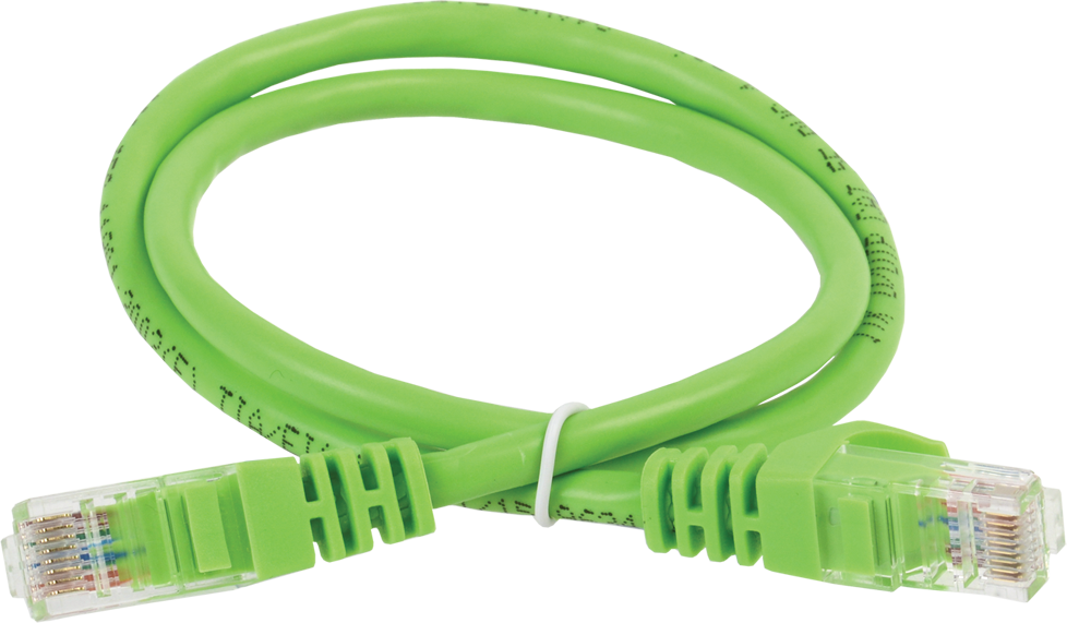 Патч-корд ITK PC02-C5EUL-2M UTP RJ-45 вил.-вилка RJ-45 кат.5E 2м зеленый LSZH (уп.:1шт)
