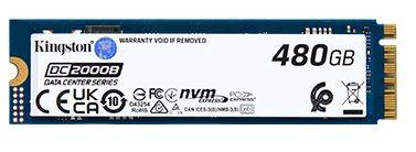 Накопитель SSD Kingston PCIe 4.0 x4 480GB SEDC2000BM8/480G DC2000B M.2 2280 0.4 DWPD