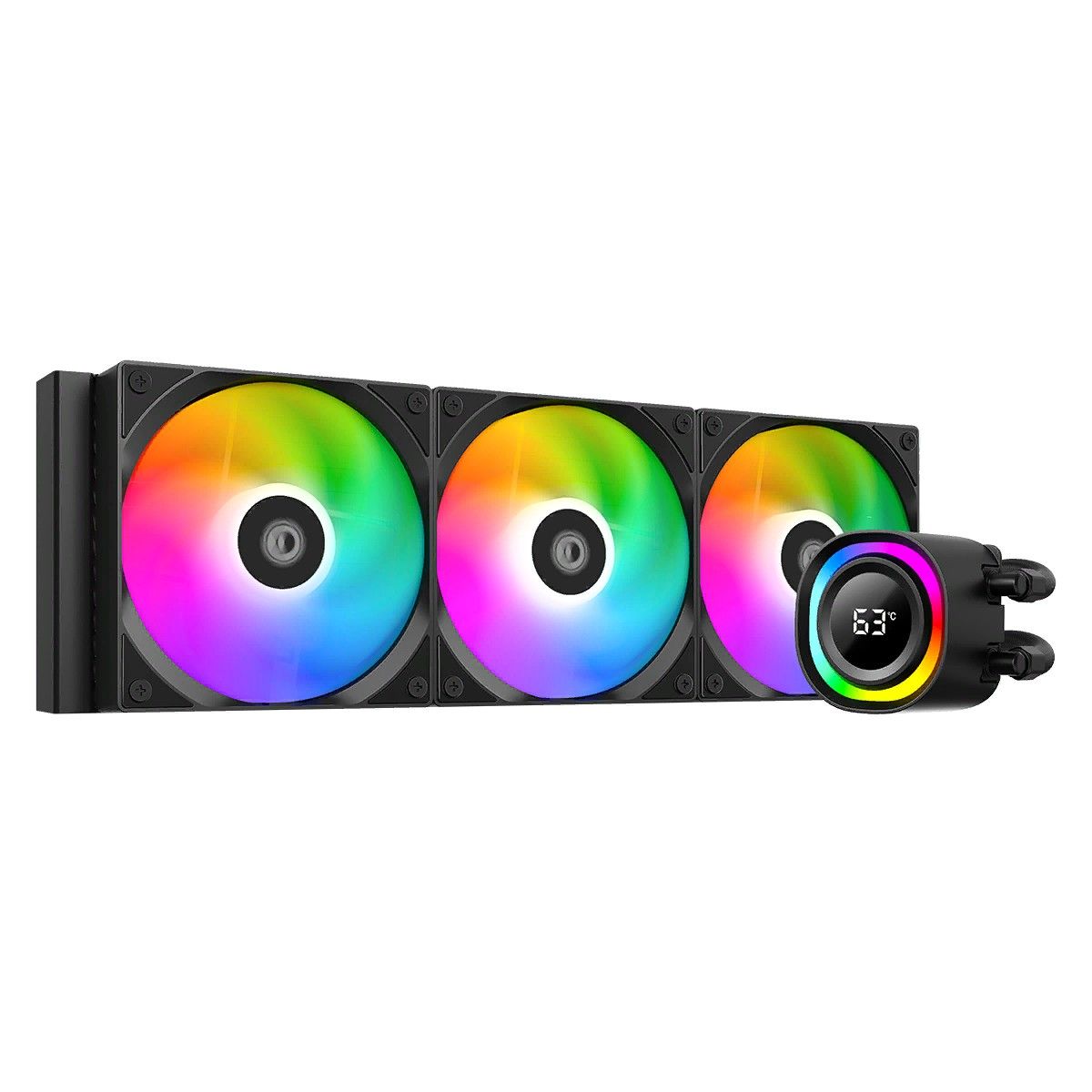 Система водяного охлаждения ID-Cooling FX360 TD ARGB Soc-AM5/AM4/1200/1700/1851 черный 4-pin 27.2dB 