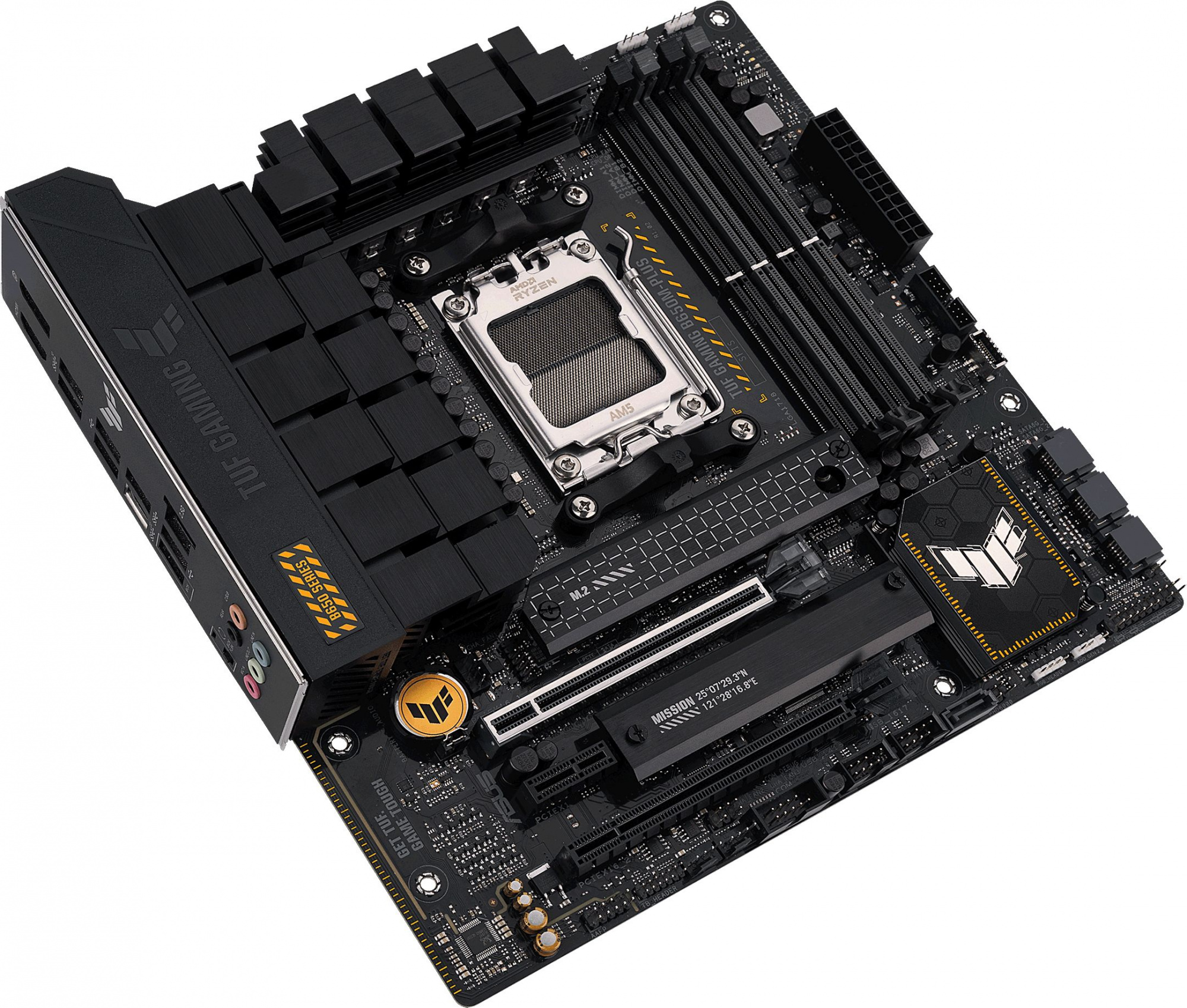 Материнская плата Asus TUF GAMING B650M-PLUS Socket AM5 AMD B650 4xDDR5 mATX AC`97 8ch(7.1) 2.5Gg RA