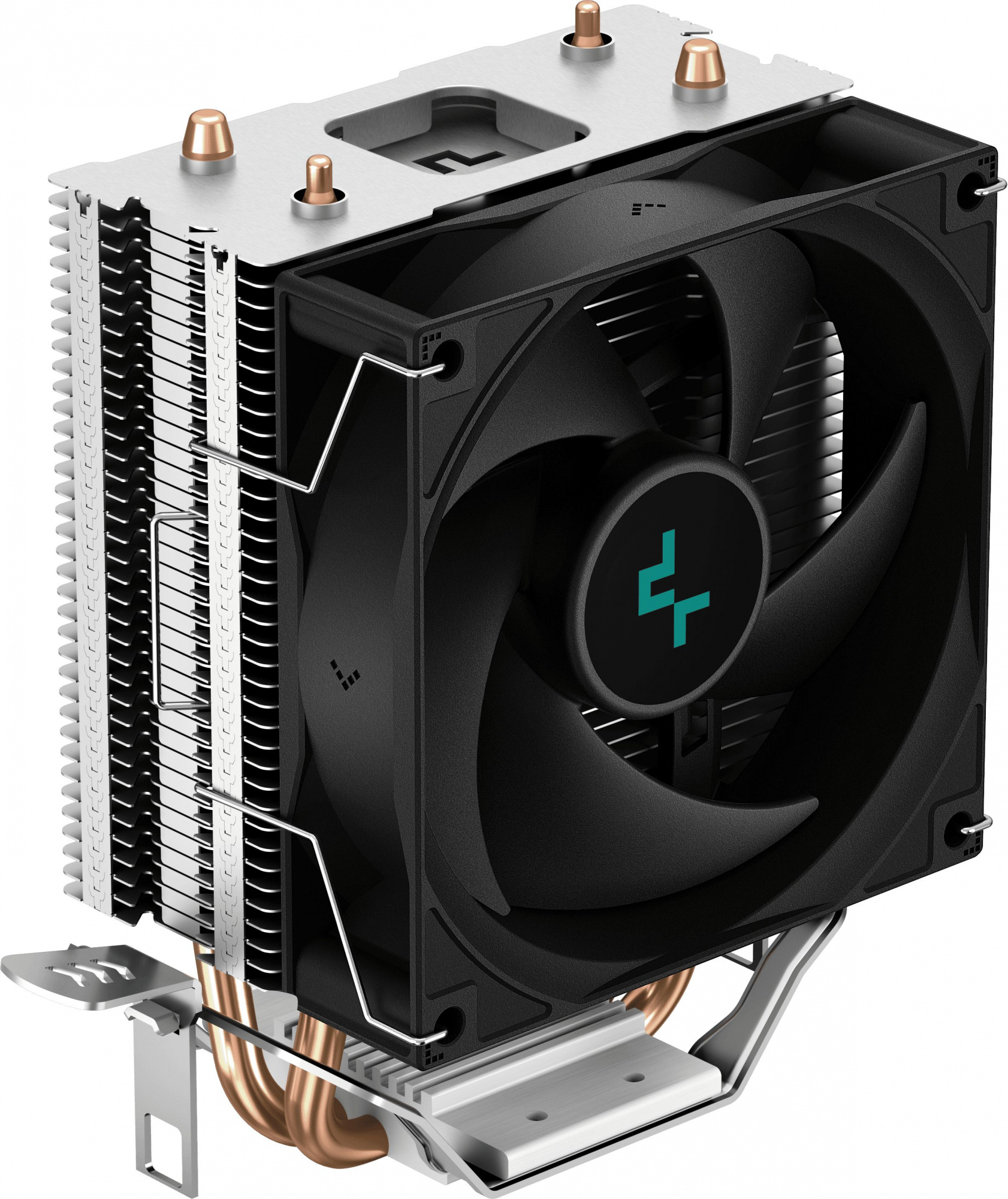 Устройство охлаждения(кулер) Deepcool AG200 Soc-AM5/AM4/1200/1700/1851 серебристый 4-pin 18-31dB Al+
