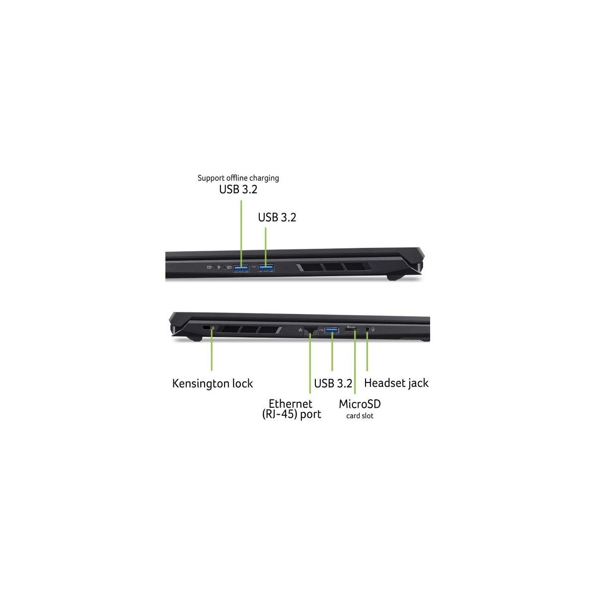 Ноутбук Acer Nitro V 17 AI ANV17-41-R0P2 Ryzen 7 260 32Gb SSD1Tb NVIDIA GeForce RTX 5060 8Gb 17.3" I