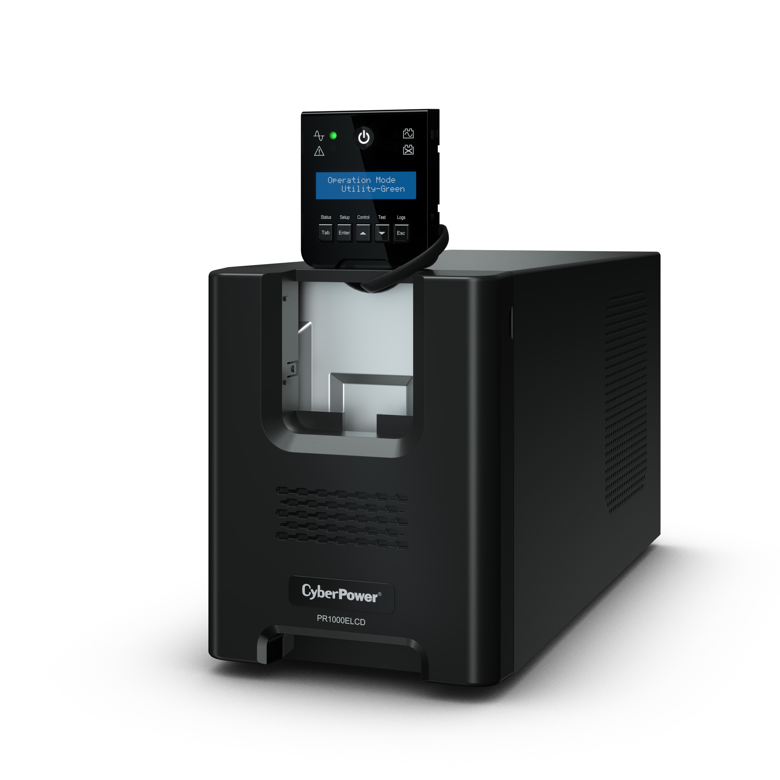 CyberPower ИБП Line-Interactive PR1000ELCD 1000VA/900W USB/RS-232/EPO/SNMPslot (8 IEC С13)