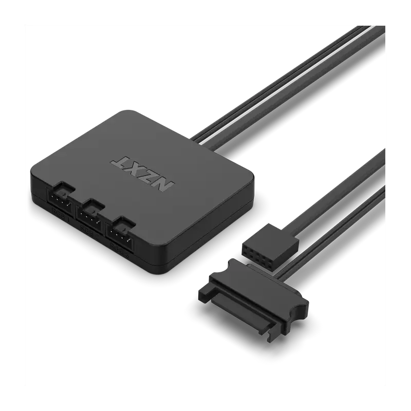 Кулер для корпуса NZXT F120 RGB DUO Triple Pack (120x120x25mm, 4-pin PWM, RGB, 48.58CFM, 29dBA, 1800