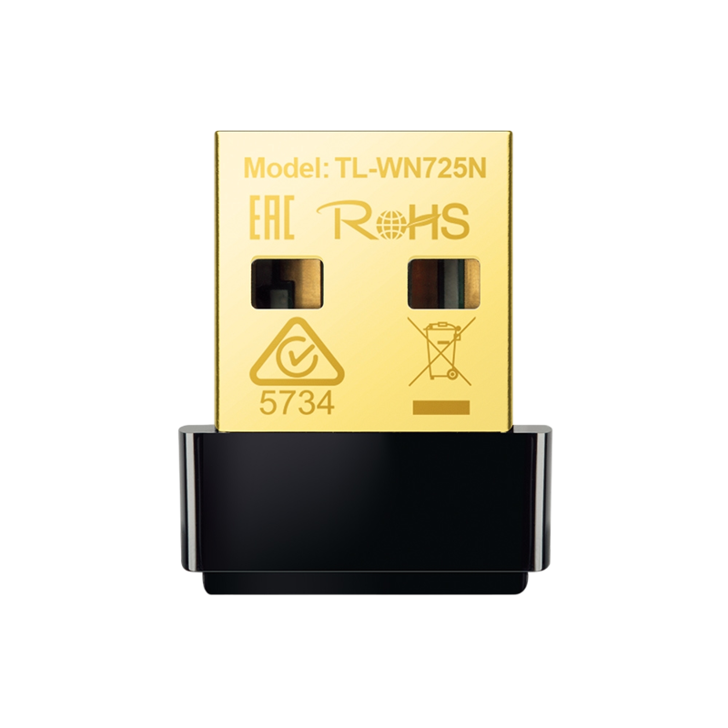 Сетевой адаптер Wi-Fi TP-Link TL-WN725N N150 USB 2.0 (ант.внутр.) 1ант.
