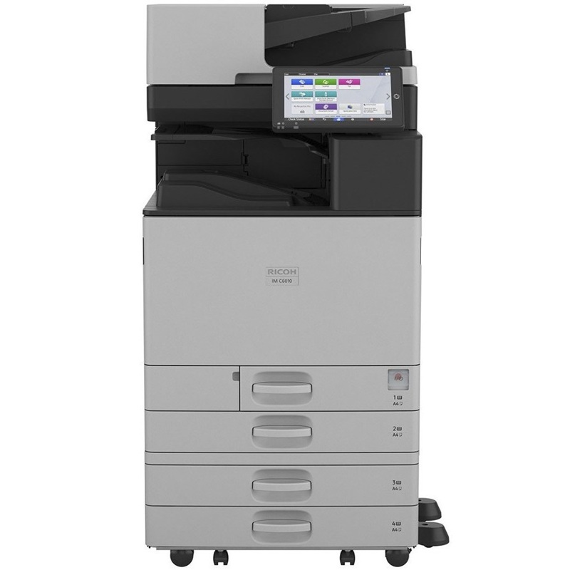 Цветное МФУ Ricoh IM C6010 SRА3, 45ppm., SPDF 220sheet, 2x550-sheet cassettes, 100-sheet manual bypa