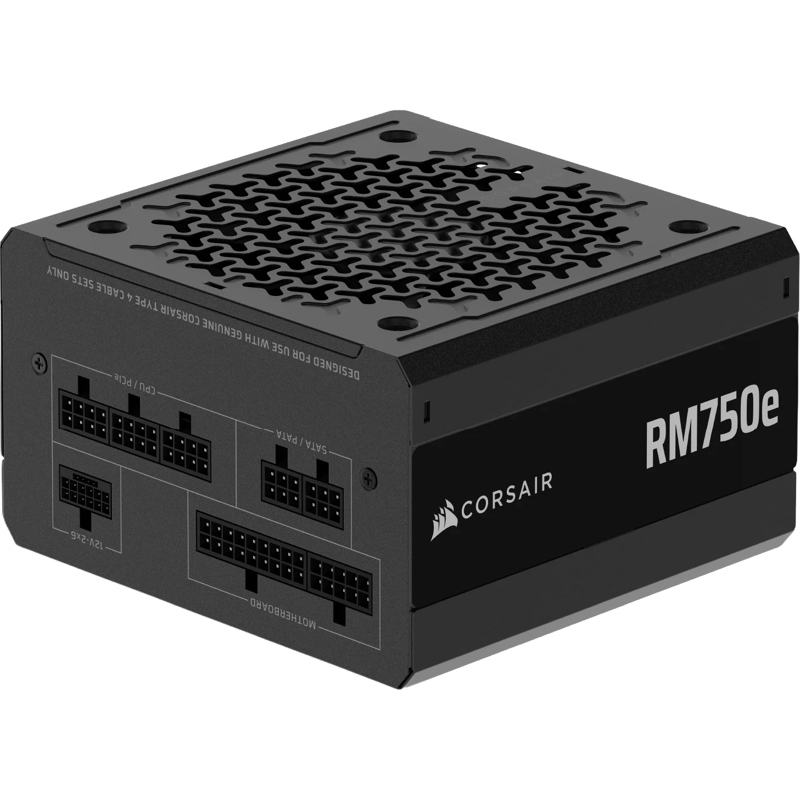 Блоки питания Corsair RM750e, Model RPS0215, 750W 80+ Gold (ATX, 3.1, PCIe 5.1, Full modular, 1x24(2