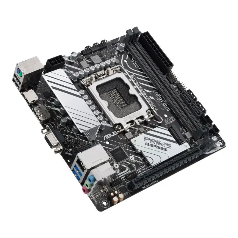 Материнская плата Asus PRIME H610I-PLUS-CSM Soc-1700 Intel H610 2xDDR5 mini-ITX AC`97 8ch(7.1) GbLAN