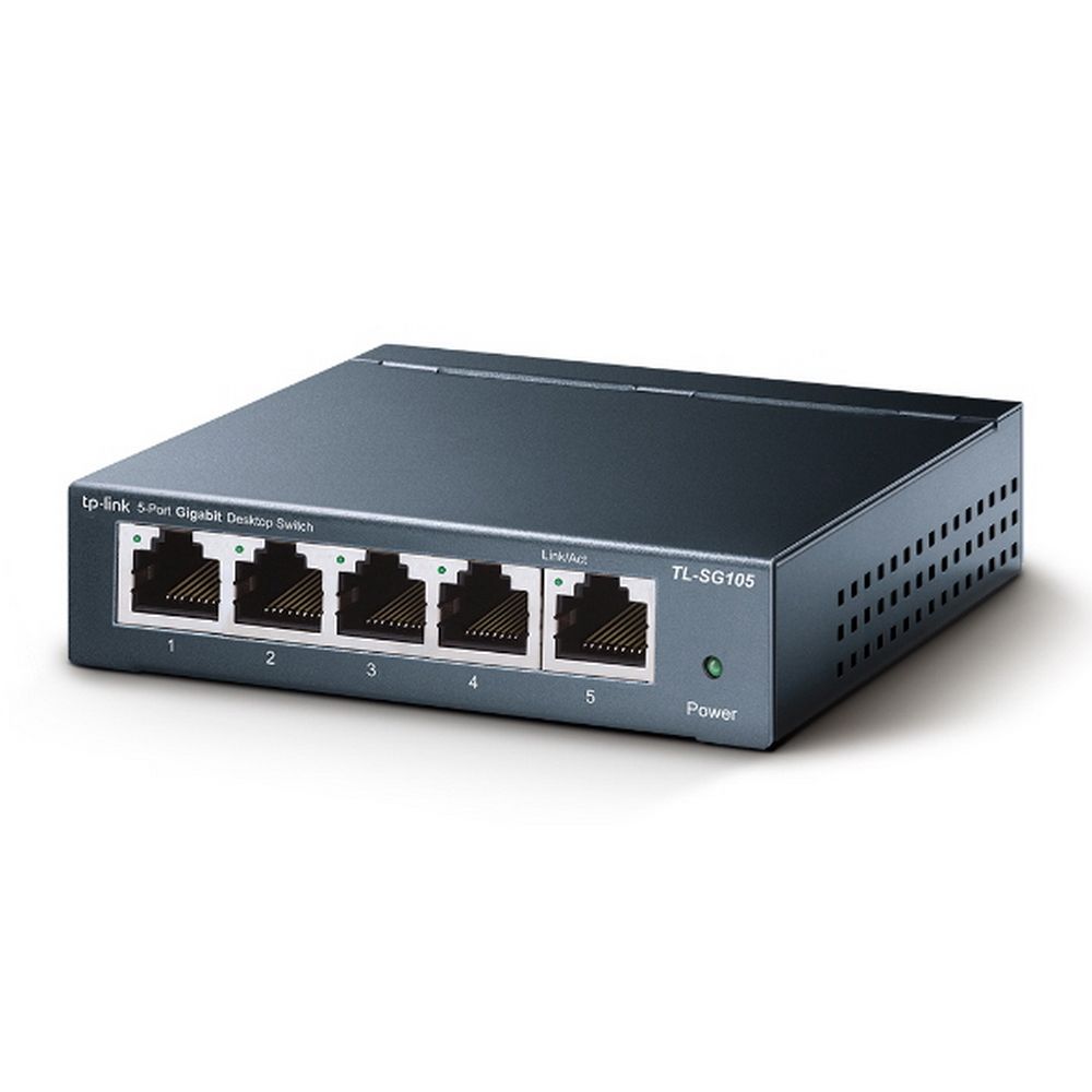 Коммутатор TP-Link TL-SG105 (L2) 5x1Гбит/с неуправляемый