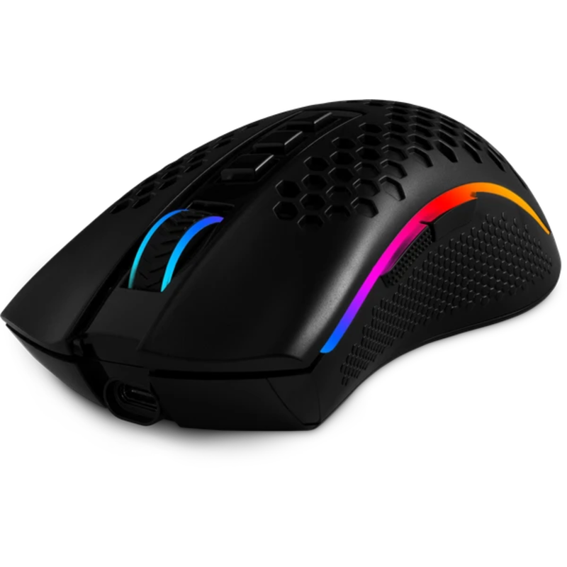 Мышь Redragon Storm Pro черный оптическая 16000dpi беспров. USB 8but (78127)
