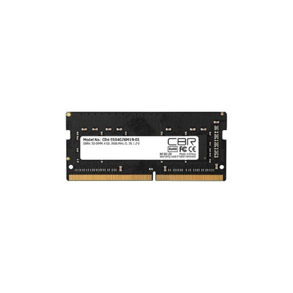 Оперативная память CBR DDR4 SODIMM 4GB CD4-SS04G26M19-01 PC4-21300, 2666MHz, CL19, 1.2V