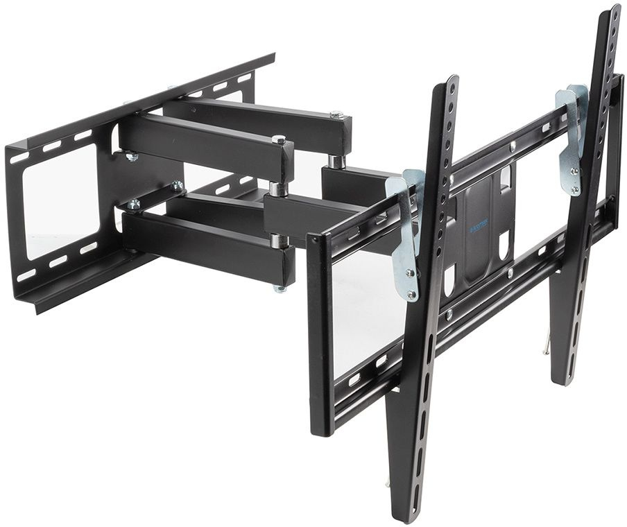 Кронштейн для телевизора Kromax OPTIMA-409 черный 32"-65" макс.45кг настенный поворотно-выдвижной и 