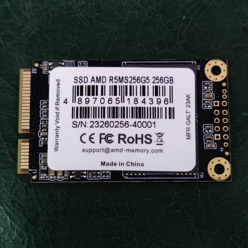 Накопитель SSD AMD SATA 256GB R5MS256G5 Radeon R5 mSATA