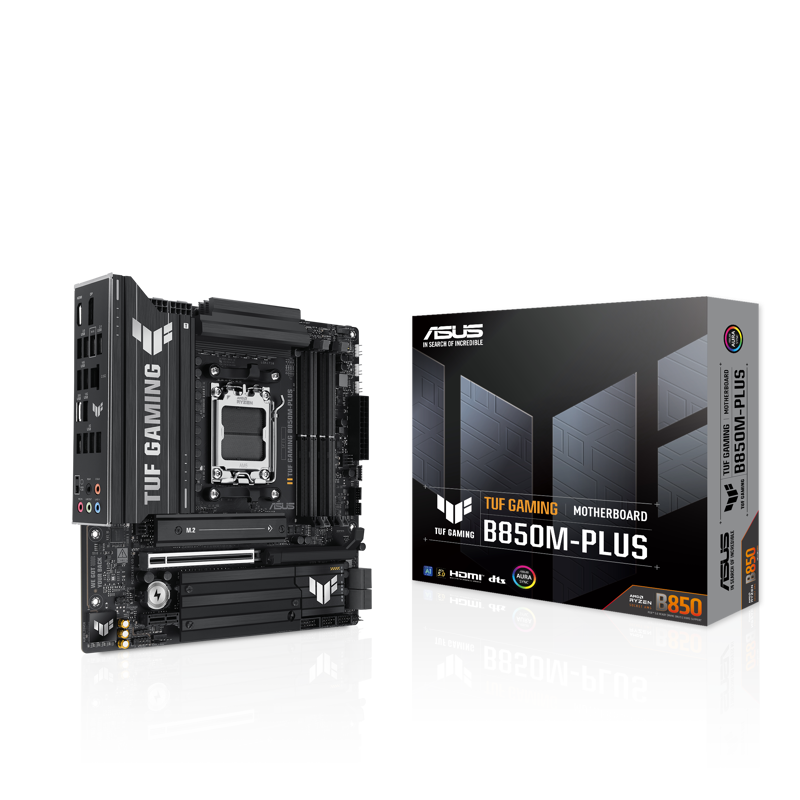 Материнская плата Asus TUF GAMING B850M-PLUS Socket AM5 AMD B850 4xDDR5 mATX AC`97 8ch(7.1) 2.5Gg RA