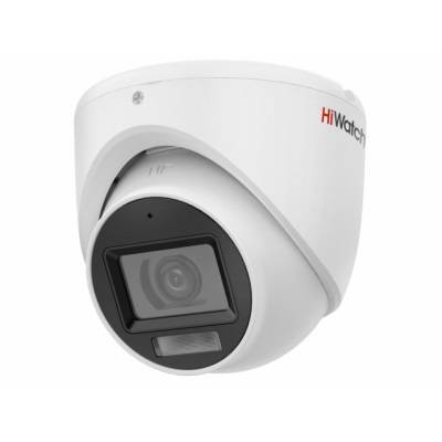 Камера видеонаблюдения аналоговая HiWatch DS-T203A(B) (2.8mm) 2.8-2.8мм HD-CVI HD-TVI цв. корп.:белы
