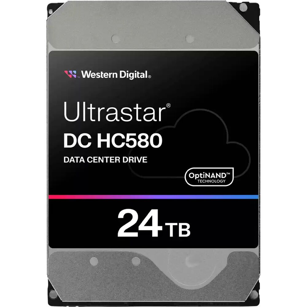 Жесткий диск WD SATA-III 22TB 0F48278 WUH722422ALE6L4 Server Ultrastar DC HC580 4KN (7200rpm) 512Mb 