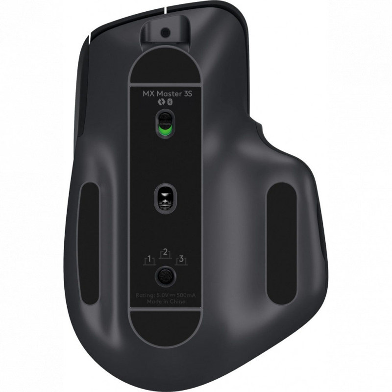 Мышь Logitech MX Master 3S графитовый оптическая 8000dpi беспров. BT/Radio USB 5but (910-006565)