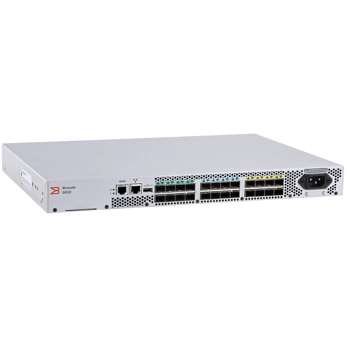 Коммутатор Brocade G610 24-port FC Switch, 24-port licensed, incl 24x 16Gb SWL SFP+, Enterprise SW B