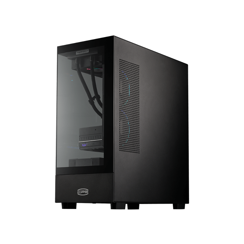Корпус PCCooler C3 Q500 BK, Midi-Tower, TG, no fans, 1xUSB 3.0 + 1xUSB 2.0 + 1xUSB-C, ATX, mATX, mIT
