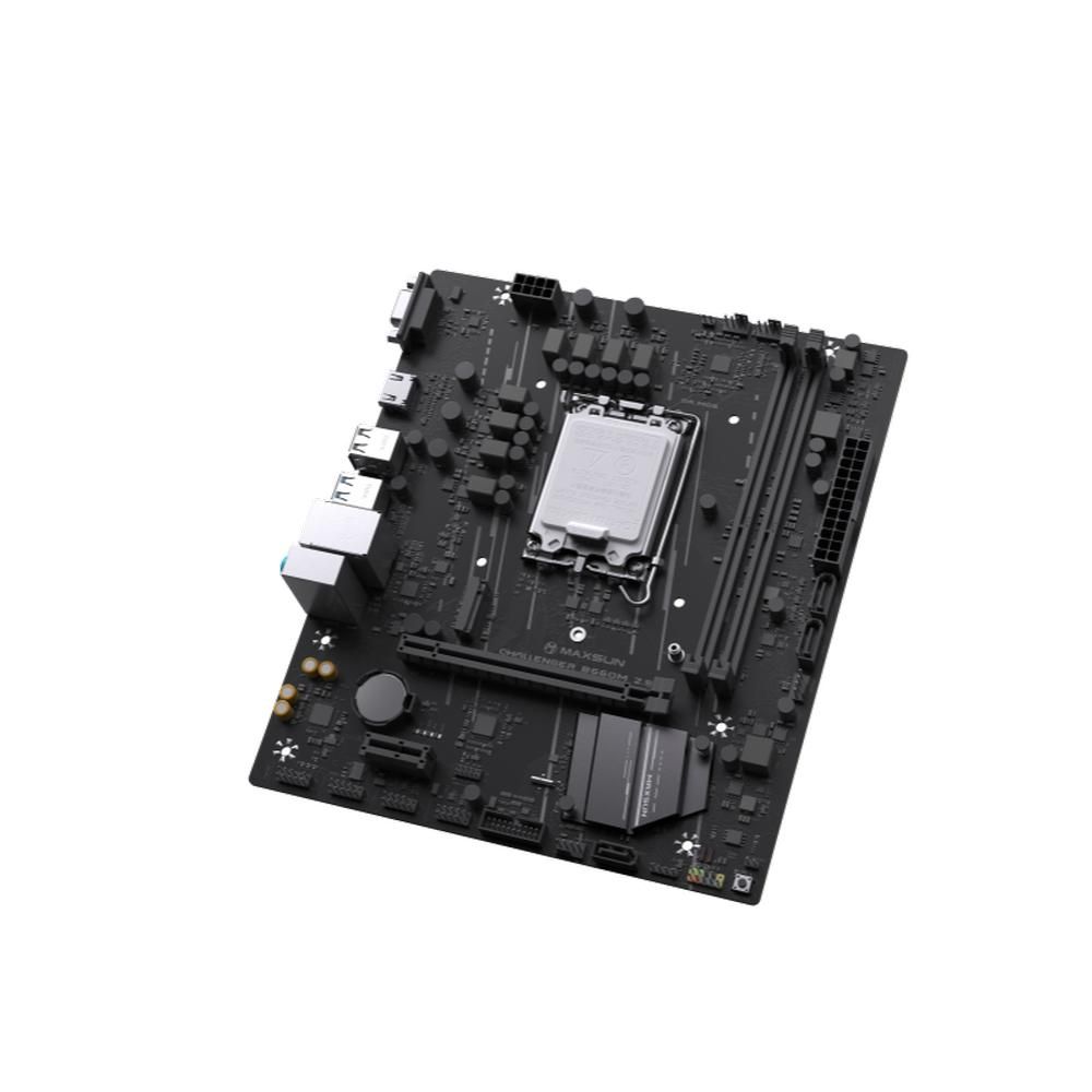Материнская плата Maxsun MS-Challenger B660M 2.5G B660, LGA1700, 2*DDR4, 1*PCIEx16, 1*PCIEx1, 1*M.2,