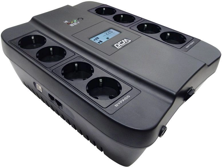 Источник бесперебойного питания Powercom Spider SPD-750U LCD 450Вт 750ВА черный