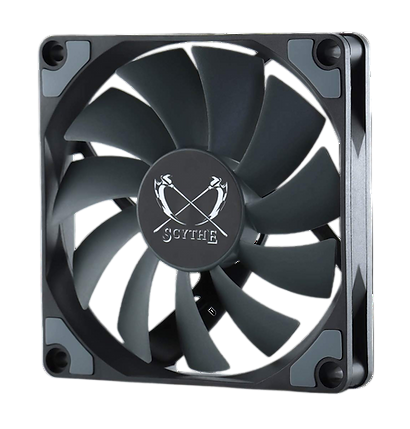 Кулер для корпуса/ Case Cooler Scythe Kaze Flex 92 Slim (92x92x16mm, 4-pin PWM, 41.3CFM, 23.2dBA, 2500RPM, Black)