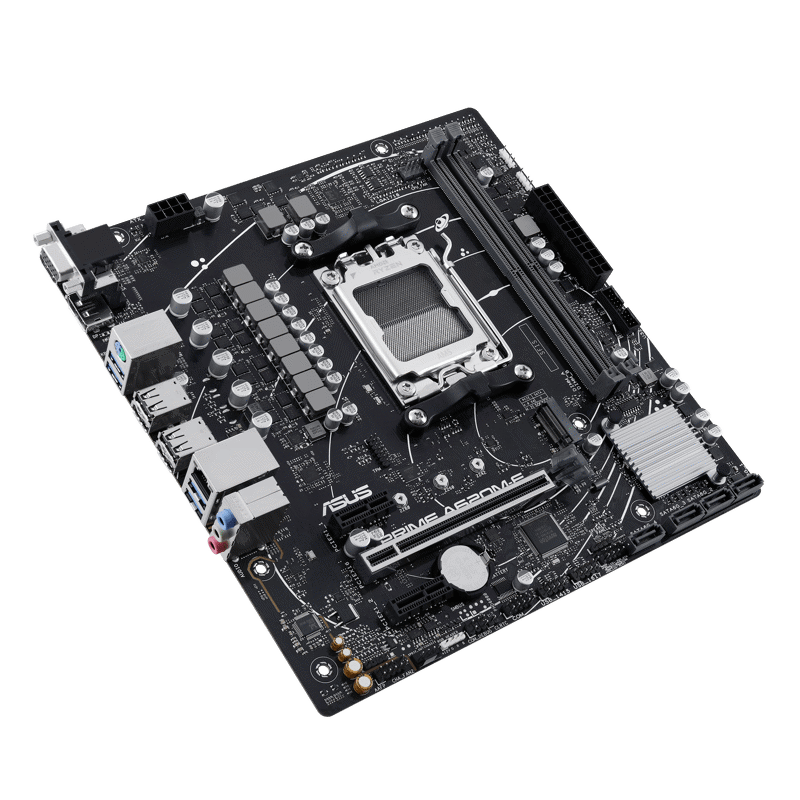 Материнская плата Asus PRIME A620M-E-CSM Socket AM5 AMD A620 2xDDR5 mATX AC`97 8ch(7.1) GbLAN RAID+V