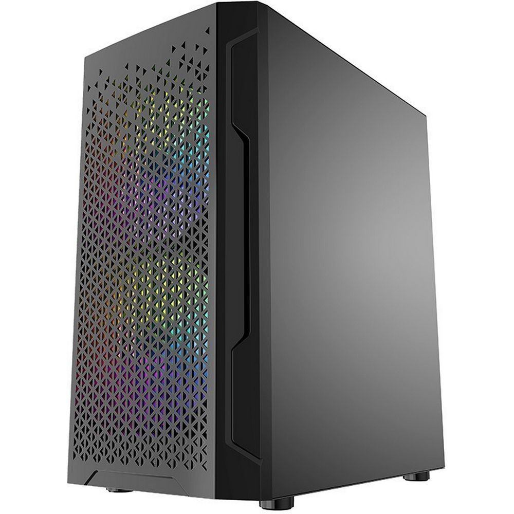 Корпус Powercase Корпус Powercase Mistral Micro Z3B Mesh LED, Tempered Glass, 2x 140mm + 1х 120mm 5-