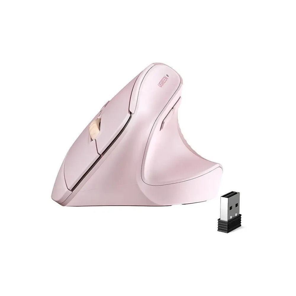 Беспроводная вертикальная мышка UGREEN M571P (65666) Wireless Vertical Mouse 2.4GHz &amp; Bluetooth.