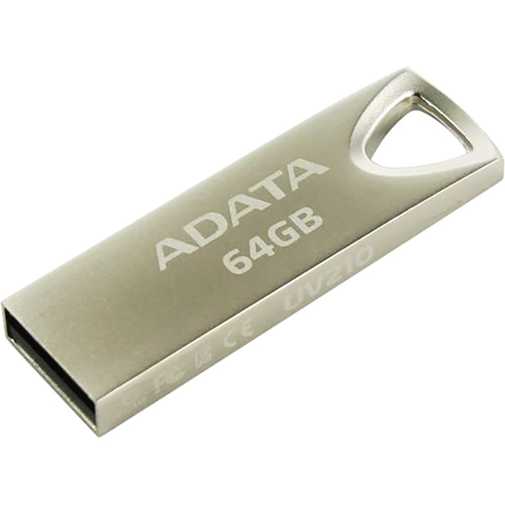 Флеш Диск A-Data 64Gb UV210 AUV210-64G-RGD USB2.0 золотистый