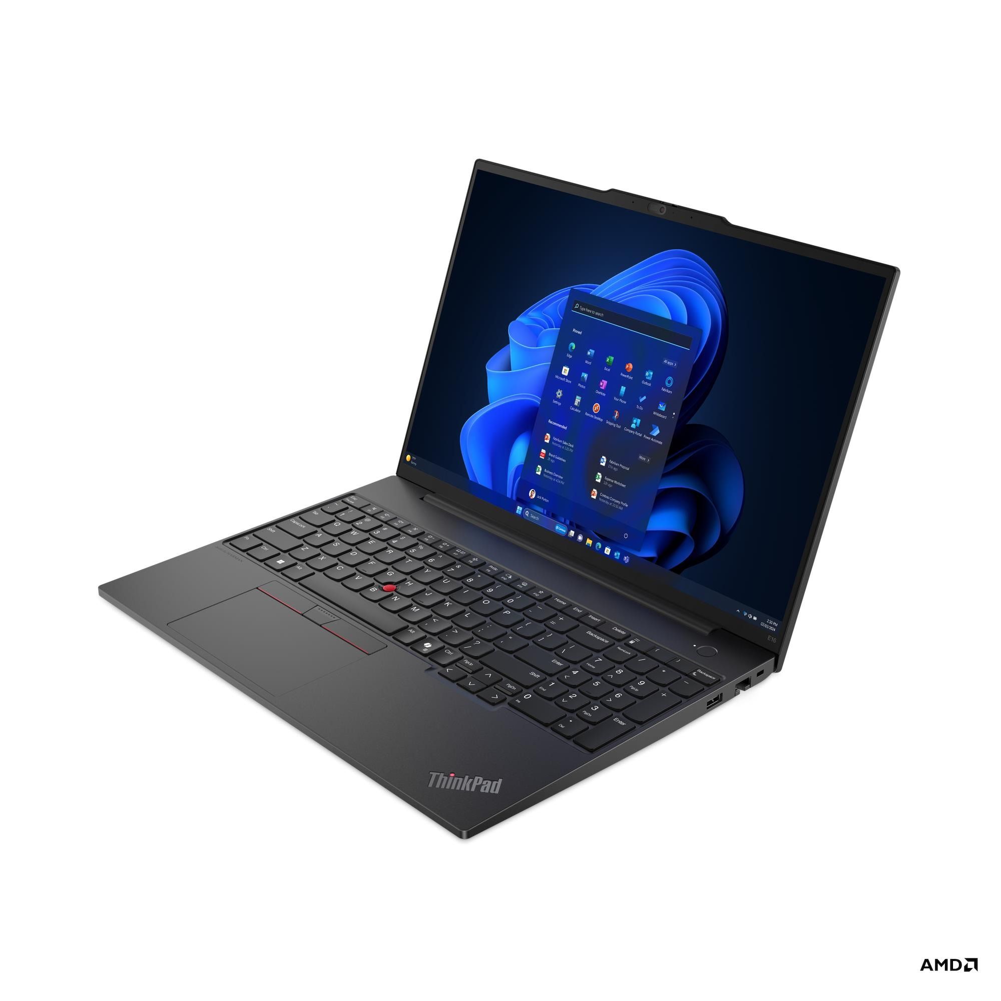 Ноутбук Lenovo ThinkPad E16 Gen 2 (Ryzen 7 7735HS, 16 WUXGA, 16 ГБ, 512 ГБ)