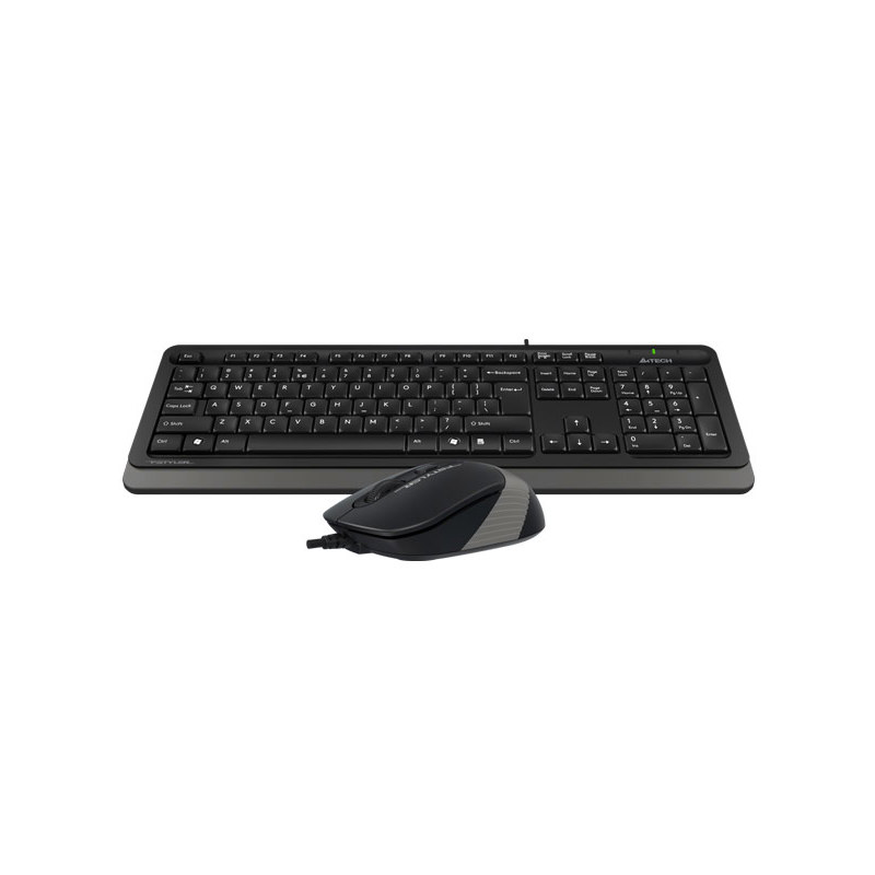 Клавиатура + мышь A4Tech Fstyler F1010 клав:черный/серый мышь:черный/серый USB Multimedia (F1010 GRE