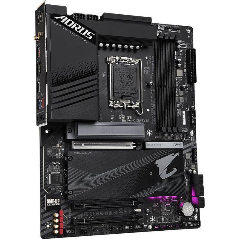 Материнская плата Gigabyte Z790 AORUS ELITE AX Soc-1700 Intel Z790 4xDDR5 ATX AC`97 8ch(7.1) 2.5Gg R