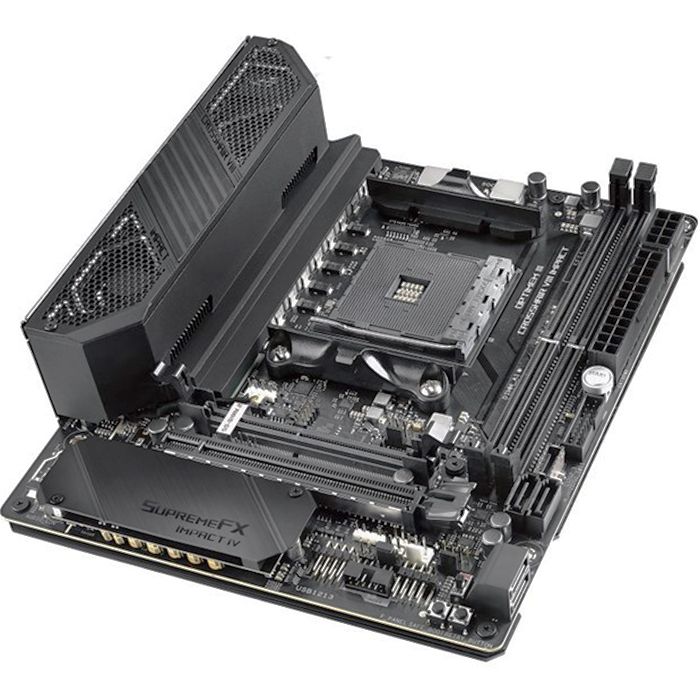 Материнская плата ASUS ROG CROSSHAIR VIII IMPACT X570 AM4 mini-DTX 2xDDR4 PCIEx16 2xM.2 GLAN WIFI RT