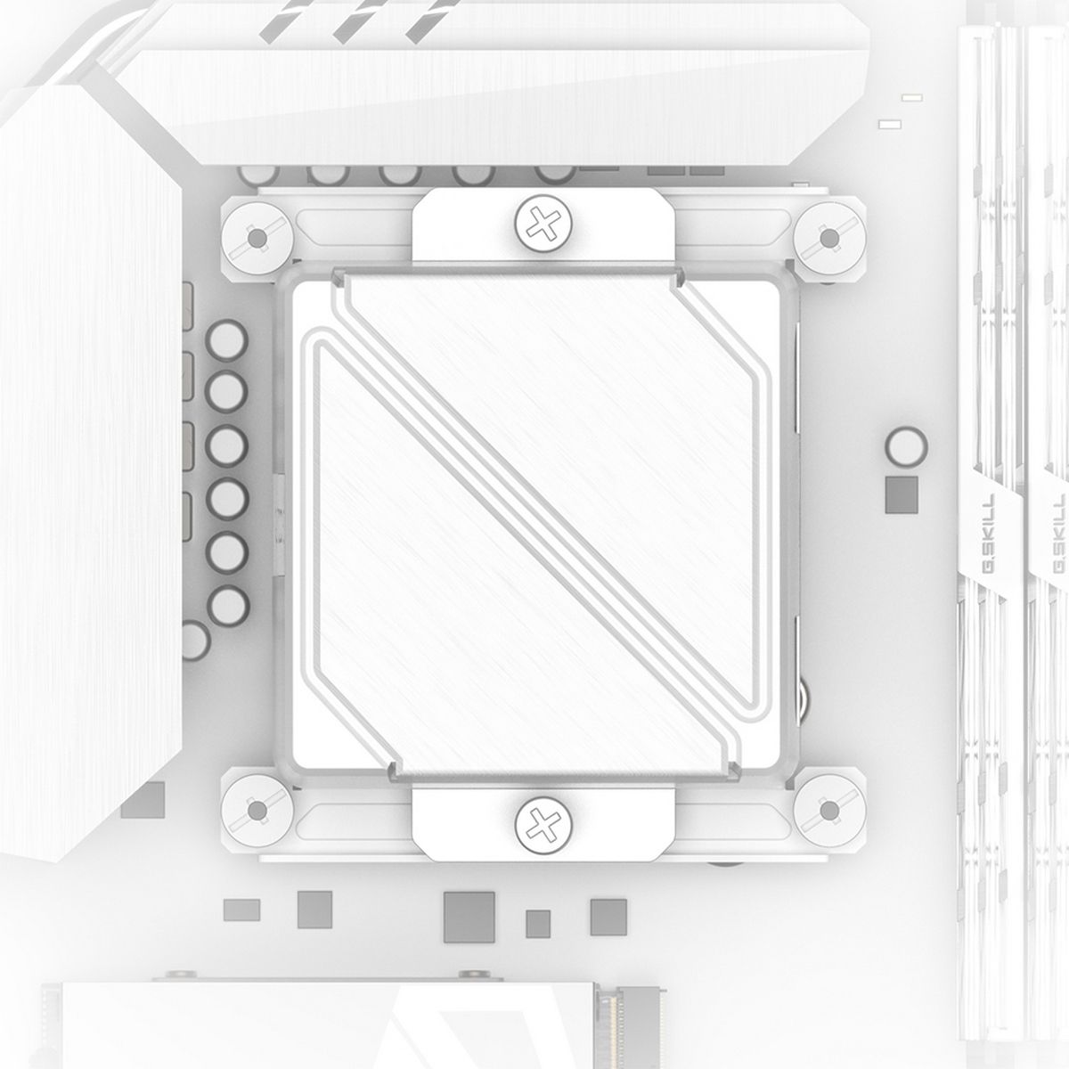 Вентилятор для процессора ID-Cooling DASHFLOW 360 BASIC WHITE 350W all Intel/AMD