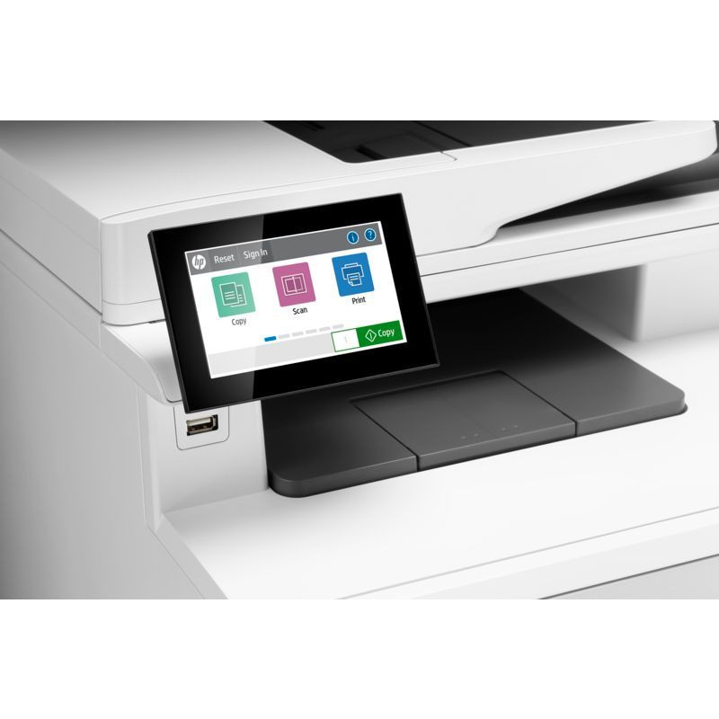 МФУ лазерный HP Color LaserJet Enterprise M480f (3QA55A) A4 Duplex Net белый