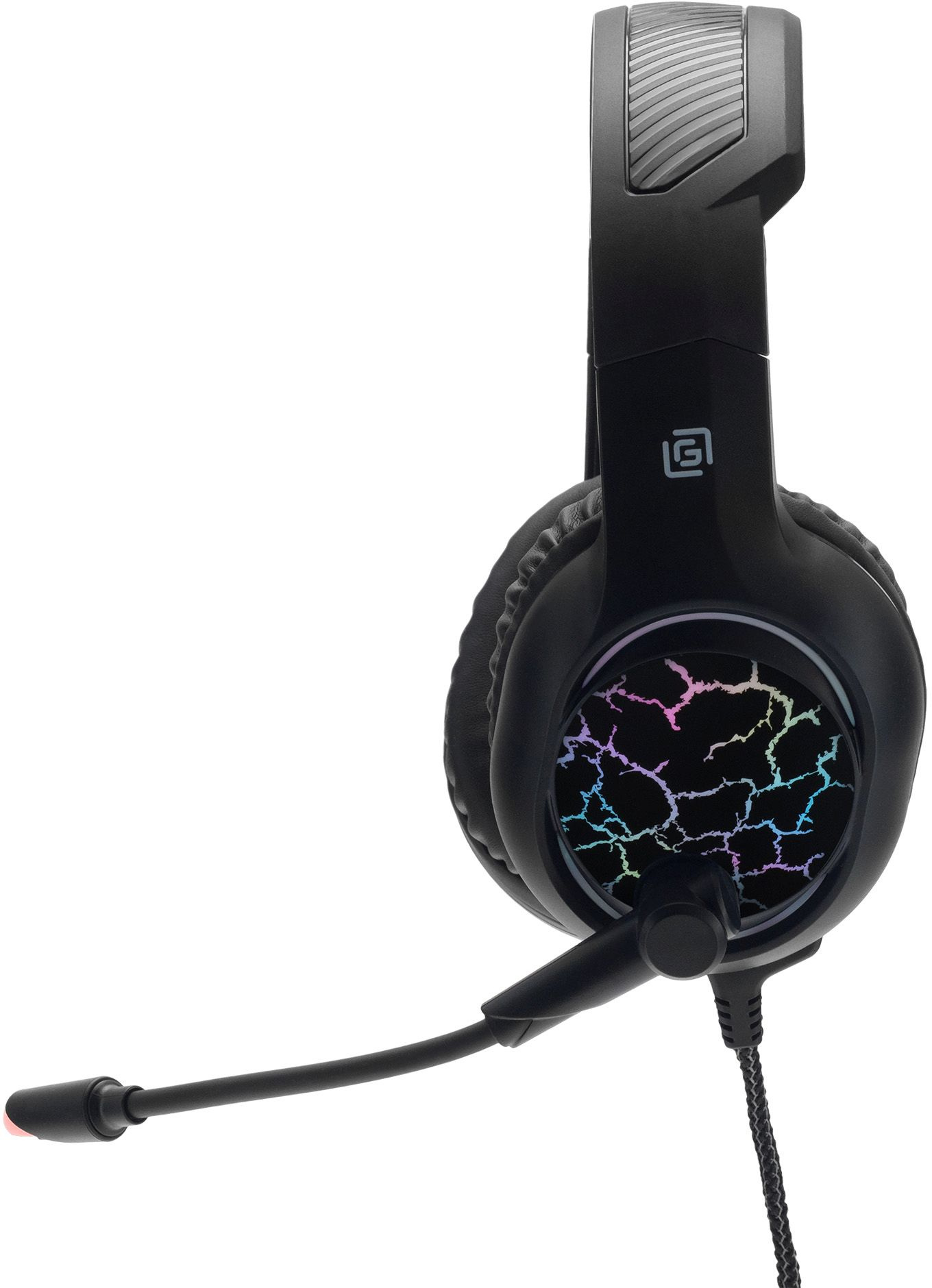 Наушники с микрофоном Оклик HS-L930G SNORTER черный 2.1м мониторные USB оголовье (1192375)